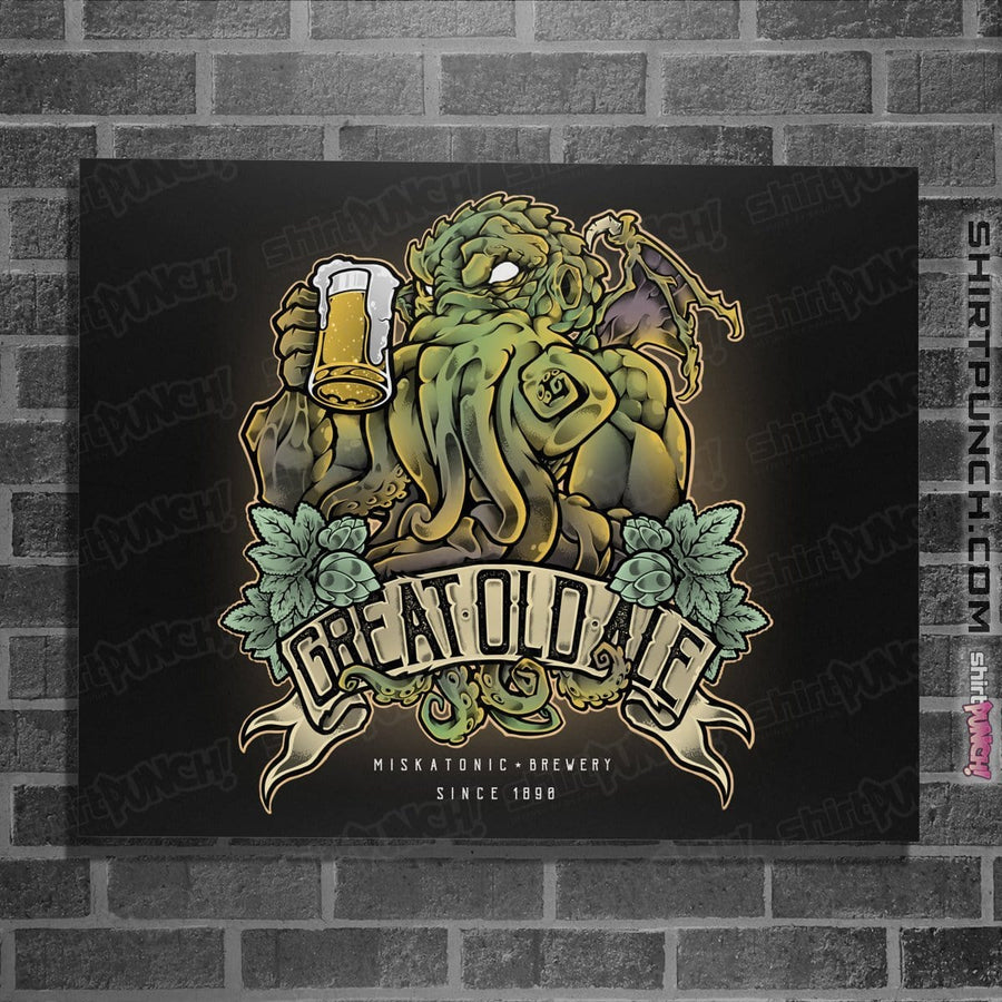 Shirts Posters / 4"x6" / Black Miskatonic Brewery