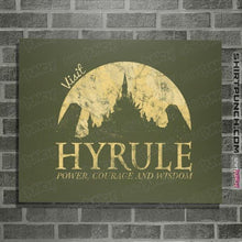 Load image into Gallery viewer, Shirts Posters / 4&quot;x6&quot; / Military Green Hyrule Tourist
