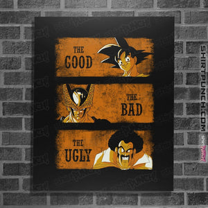 Shirts Posters / 4"x6" / Black Good Bady Ugly DBZ