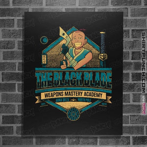 Secret_Shirts Posters / 4"x6" / Black The Black Blade