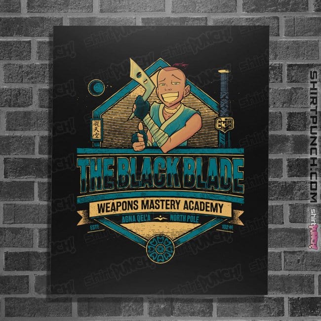 Secret_Shirts Posters / 4"x6" / Black The Black Blade