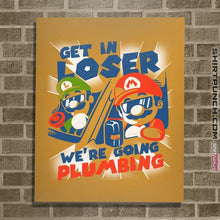 Load image into Gallery viewer, Daily_Deal_Shirts Posters / 4&quot;x6&quot; / Gold Plumbing Time
