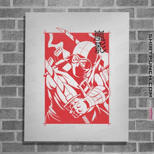 Load image into Gallery viewer, Daily_Deal_Shirts Posters / 4&quot;x6&quot; / White Ninja Rival
