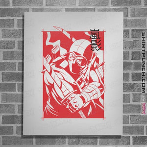 Daily_Deal_Shirts Posters / 4"x6" / White Ninja Rival