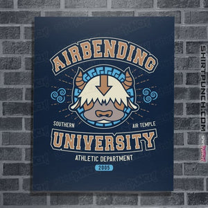 Secret_Shirts Posters / 4"x6" / Navy Airbending University