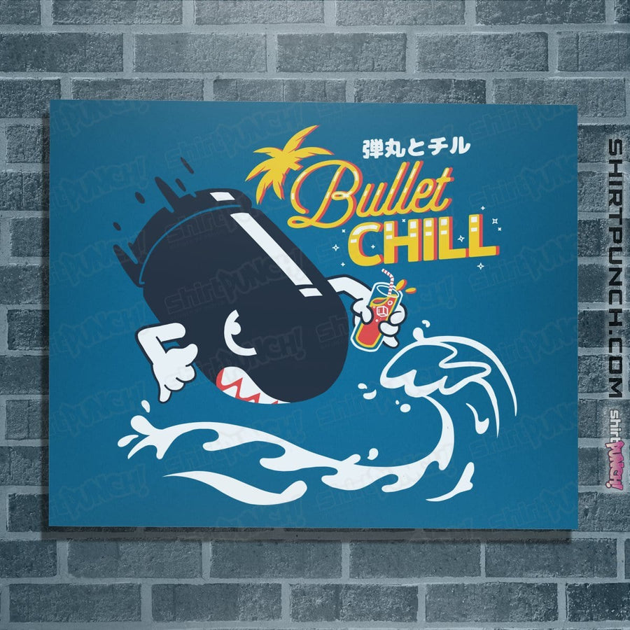Shirts Posters / 4"x6" / Sapphire Bullet Chill Summer