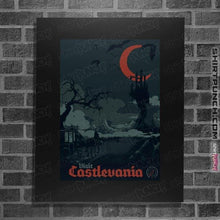 Load image into Gallery viewer, Secret_Shirts Posters / 4&quot;x6&quot; / Black Visit Castlevania
