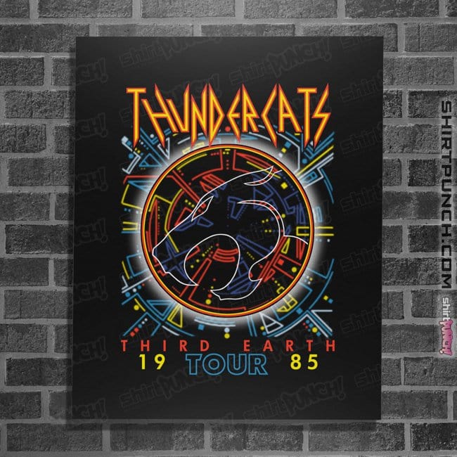 Secret_Shirts Posters / 4"x6" / Black THIRD EARTH TOUR