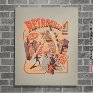 Shirts Posters / 4"x6" / Natural Retro Phonezilla