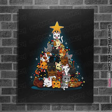 Load image into Gallery viewer, Daily_Deal_Shirts Posters / 4&quot;x6&quot; / Black Christmas Kittens
