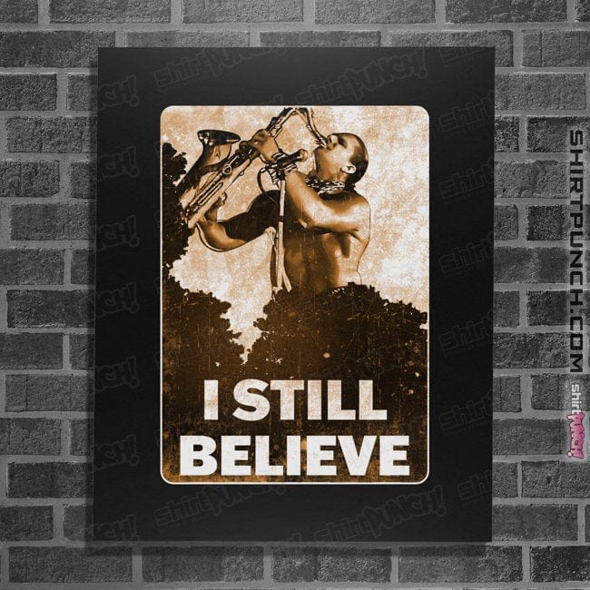 Secret_Shirts Posters / 4"x6" / Black The Sax Man