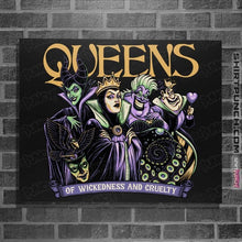 Load image into Gallery viewer, Daily_Deal_Shirts Posters / 4&quot;x6&quot; / Black Queens Of Wickedness
