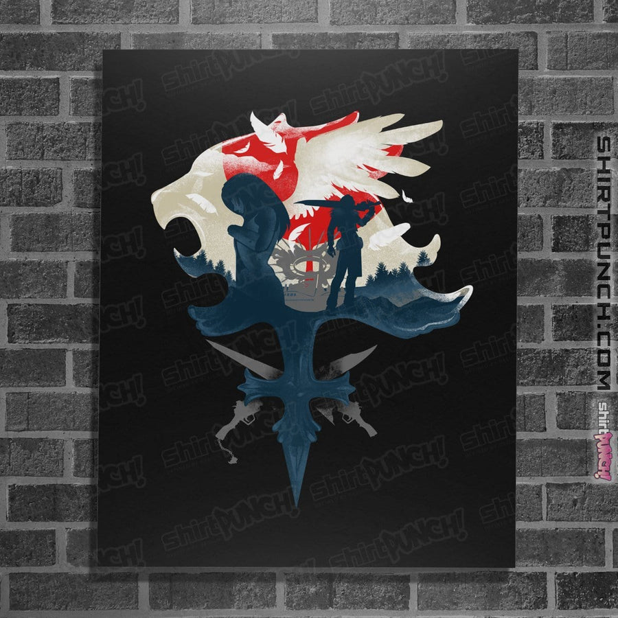 Shirts Posters / 4"x6" / Black Gunblades and Angels