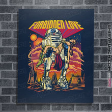 Load image into Gallery viewer, Daily_Deal_Shirts Posters / 4&quot;x6&quot; / Navy Forbidden Love
