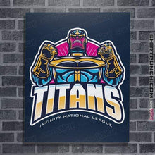 Load image into Gallery viewer, Shirts Posters / 4&quot;x6&quot; / Navy Titans INL
