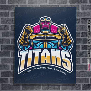 Shirts Posters / 4"x6" / Navy Titans INL