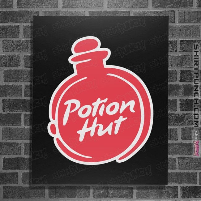 Daily_Deal_Shirts Posters / 4"x6" / Black Potion Hut