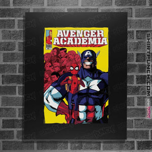Shirts Posters / 4"x6" / Black Avenger Academia