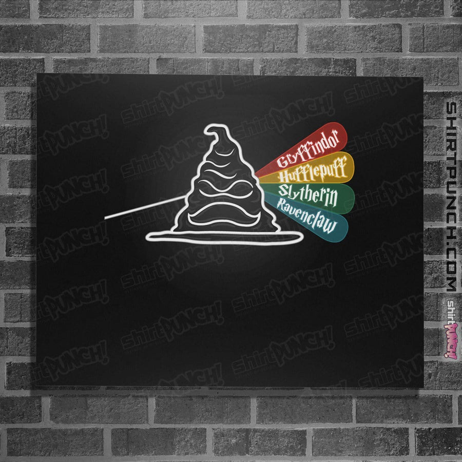 Shirts Posters / 4"x6" / Black Dark Side Of The Hat