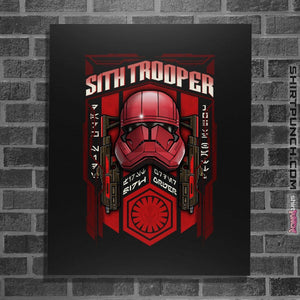 Shirts Posters / 4"x6" / Black Sith Trooper
