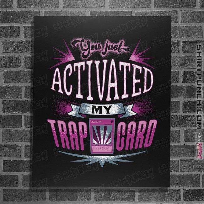 Secret_Shirts Posters / 4"x6" / Black Trap Card