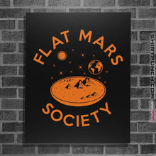 Load image into Gallery viewer, Shirts Posters / 4&quot;x6&quot; / Black Flat Mars Society
