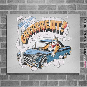 Secret_Shirts Posters / 4"x6" / White Tony Tiger
