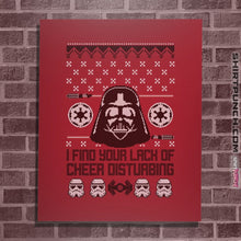 Load image into Gallery viewer, Shirts Posters / 4&quot;x6&quot; / Red Vader Christmas
