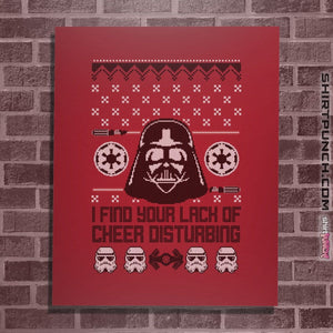 Shirts Posters / 4"x6" / Red Vader Christmas