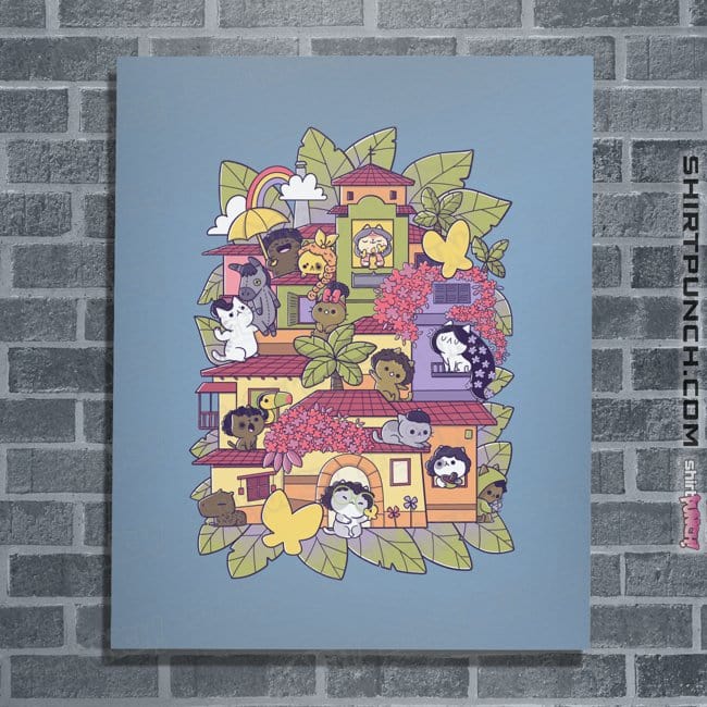 Daily_Deal_Shirts Posters / 4"x6" / Powder Blue Meowdrigals Family