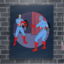 Load image into Gallery viewer, Shirts Posters / 4&quot;x6&quot; / Navy Captain Americas
