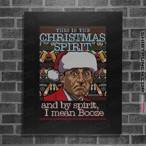 Shirts Posters / 4"x6" / Black Christmas Spirit