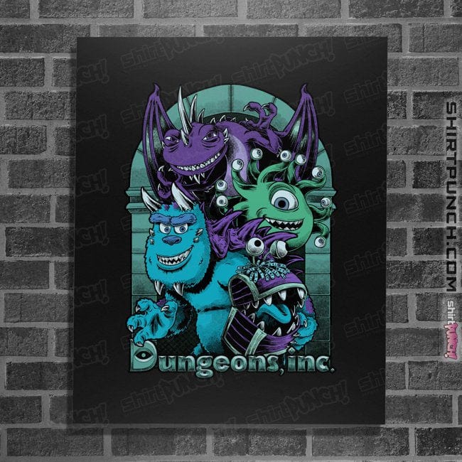 Daily_Deal_Shirts Posters / 4"x6" / Black Dungeons Inc