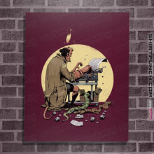 Load image into Gallery viewer, Daily_Deal_Shirts Posters / 4&quot;x6&quot; / Maroon Hellboy&#39;s Report
