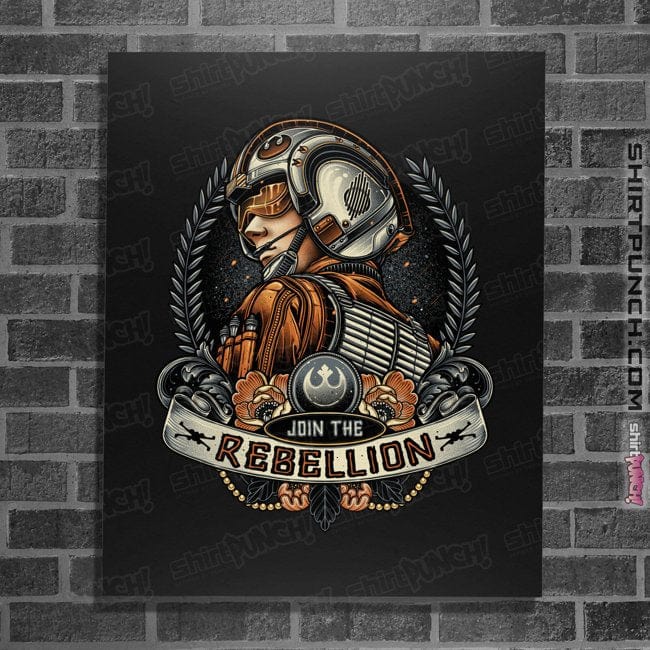 Daily_Deal_Shirts Posters / 4"x6" / Black Skywalker Banner