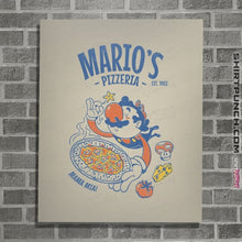 Load image into Gallery viewer, Daily_Deal_Shirts Posters / 4&quot;x6&quot; / Natural Mario&#39;s Pizzeria
