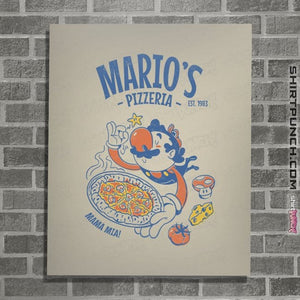Daily_Deal_Shirts Posters / 4"x6" / Natural Mario's Pizzeria
