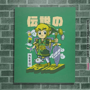 Daily_Deal_Shirts Posters / 4"x6" / Irish Green Lil' Legend