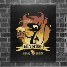 Load image into Gallery viewer, Shirts Posters / 4&quot;x6&quot; / Black Luci&#39;s Inferno
