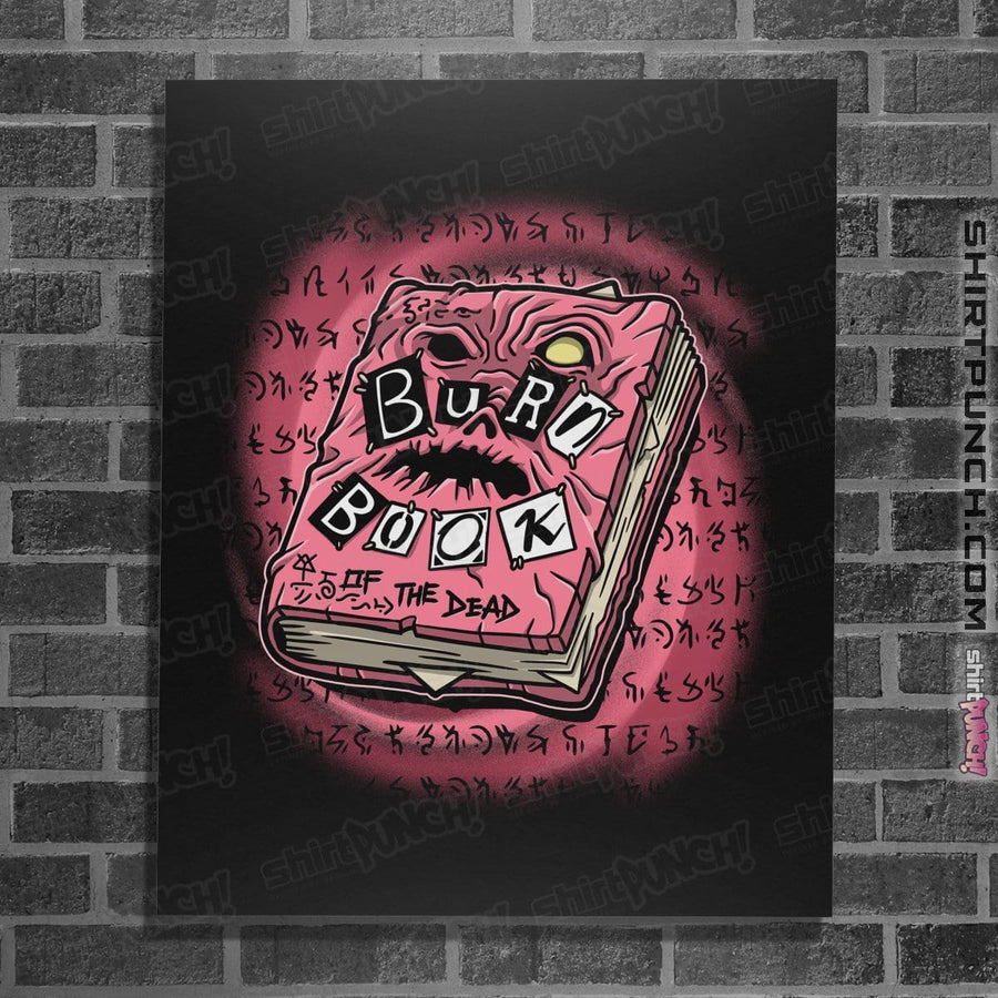 Shirts Posters / 4"x6" / Black Burn Book Of The Dead