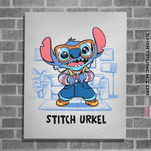 Load image into Gallery viewer, Shirts Posters / 4&quot;x6&quot; / White Stitch Urkel
