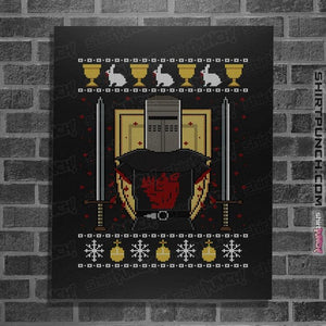 Secret_Shirts Posters / 4"x6" / Black The Holiday Grail