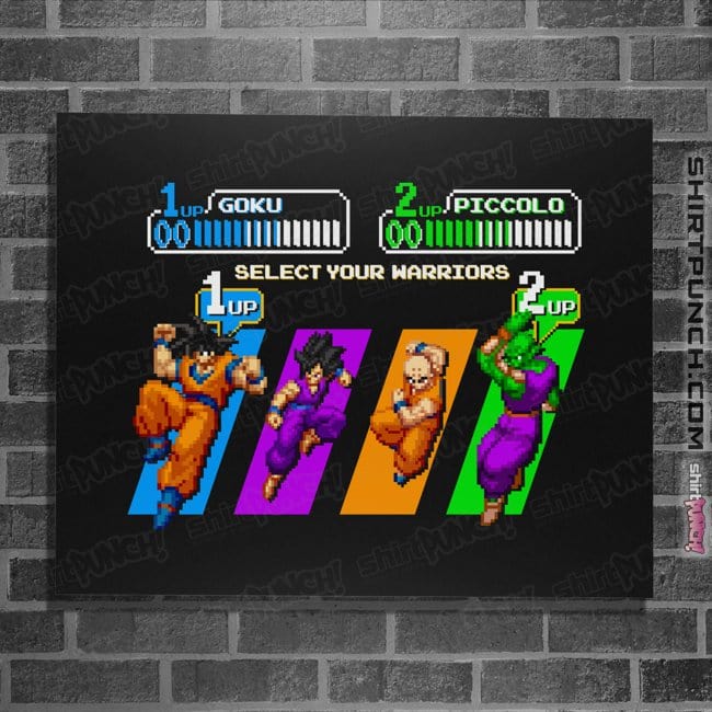 Shirts Posters / 4"x6" / Black Select Z Fighter