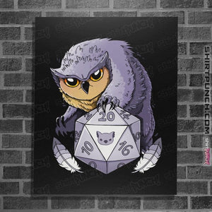 Daily_Deal_Shirts Posters / 4"x6" / Black Owlbear Dice