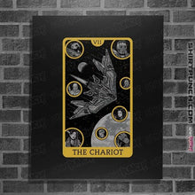 Load image into Gallery viewer, Shirts Posters / 4&quot;x6&quot; / Black The Chariot Tarot
