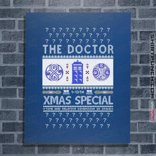 Load image into Gallery viewer, Shirts Posters / 4&quot;x6&quot; / Royal Blue Doctor Ugly Sweater
