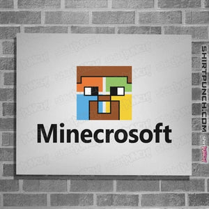 Shirts Posters / 4"x6" / White Minecrosoft