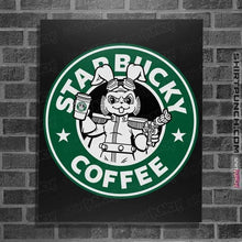 Load image into Gallery viewer, Shirts Posters / 4&quot;x6&quot; / Black Starbucky Coffee
