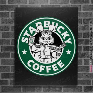 Shirts Posters / 4"x6" / Black Starbucky Coffee