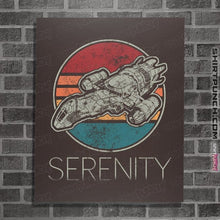 Load image into Gallery viewer, Shirts Posters / 4&quot;x6&quot; / Dark Chocolate Vintage Serenity

